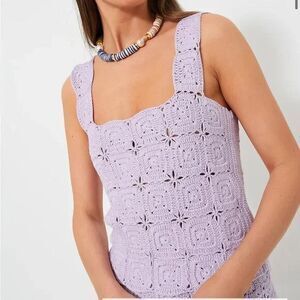 NEW Tuckernuck HYACINTH HOUSE Lavender Crochet Cory Tank XX Large Boho Hippie
